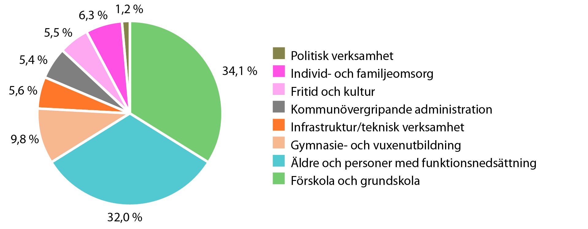 Så här planeras 100 kr i skatt att användas under 2025